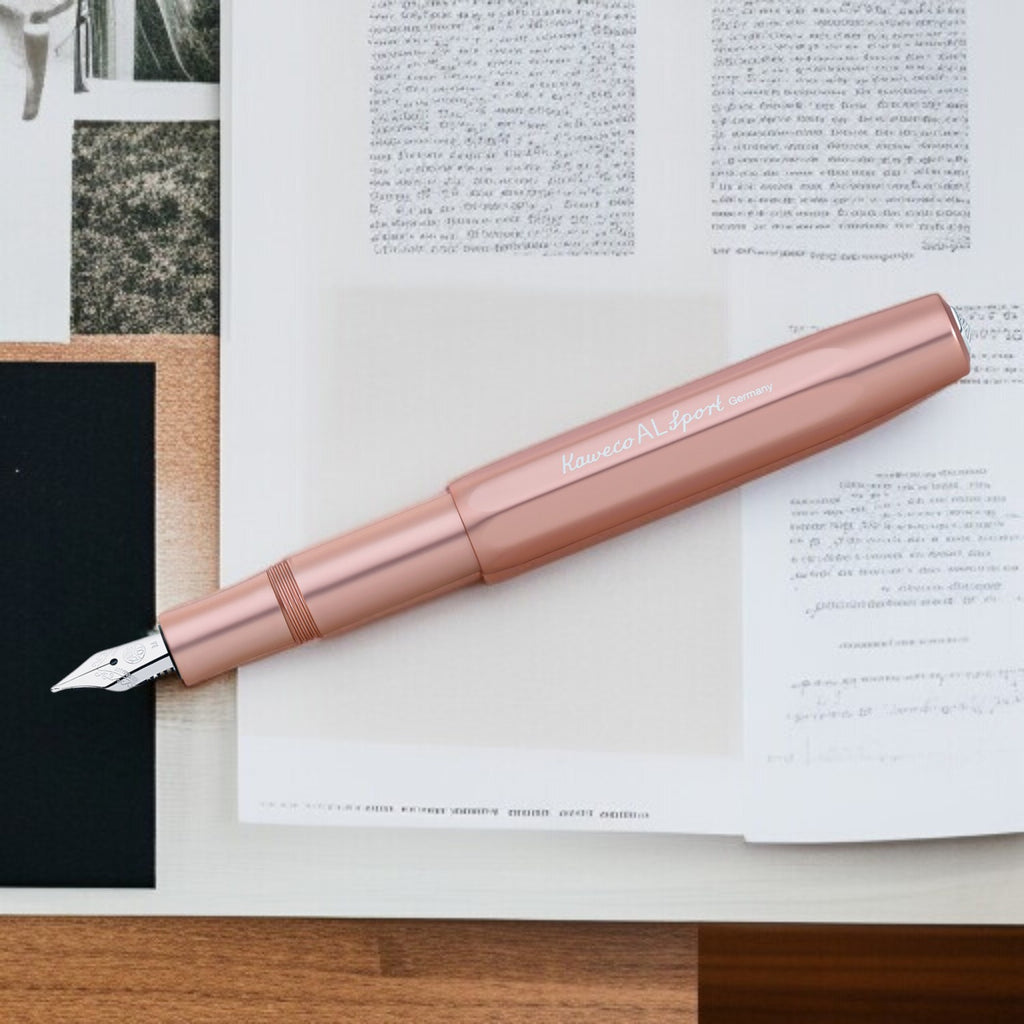 Kaweco Al Sport Rose Gold CT Fountain Pen (Clip Not Included)