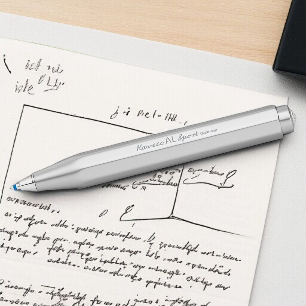 Kaweco Al Sport Silver CT Ballpoint Pen 10000098 (Clip Not Included)