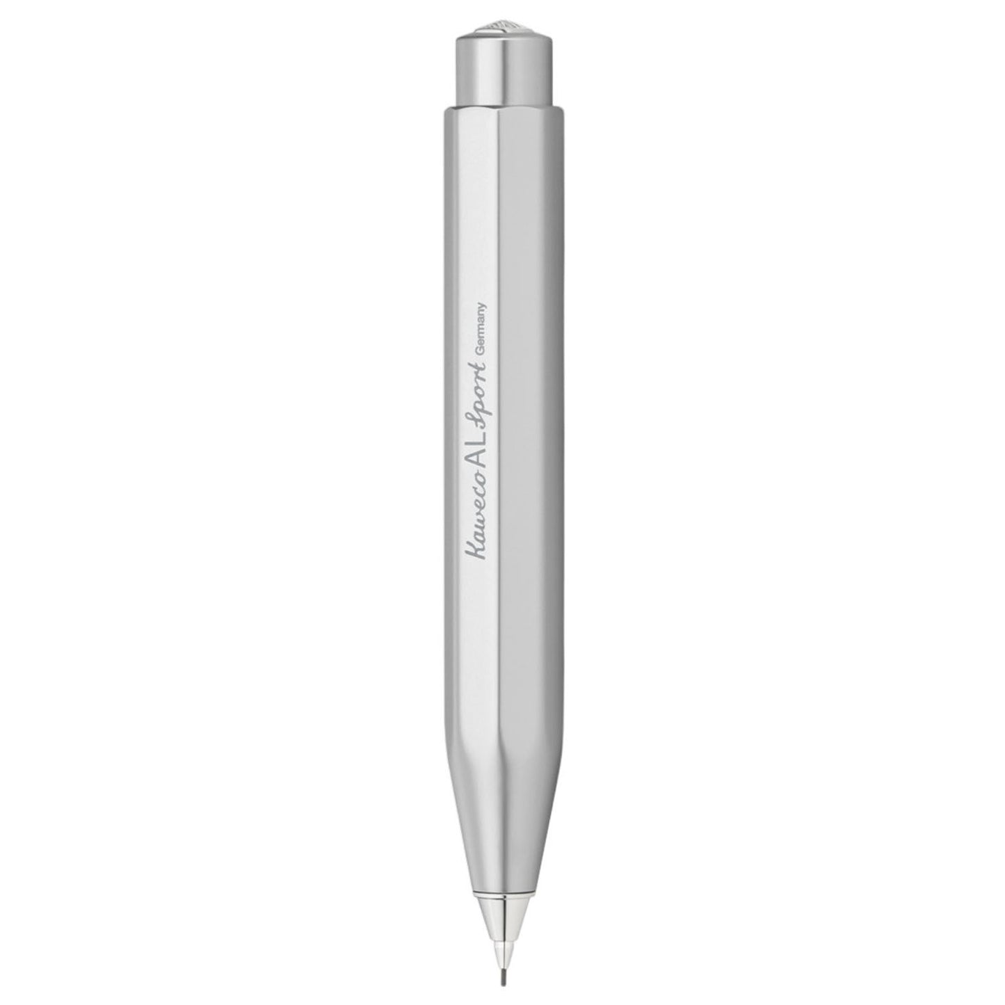 Kaweco Al Sport Silver CT Mechanical Pencil (0.7 MM) 10000101 (Clip Not Included)