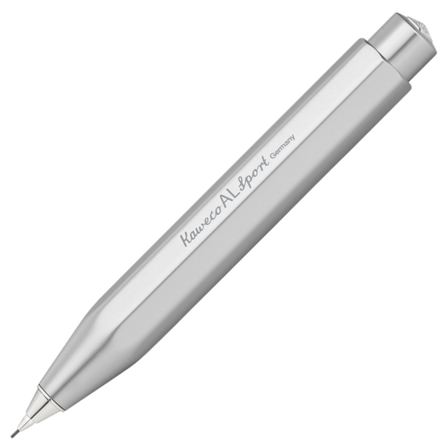 Kaweco Al Sport Silver CT Mechanical Pencil (0.7 MM) 10000101 (Clip Not Included)