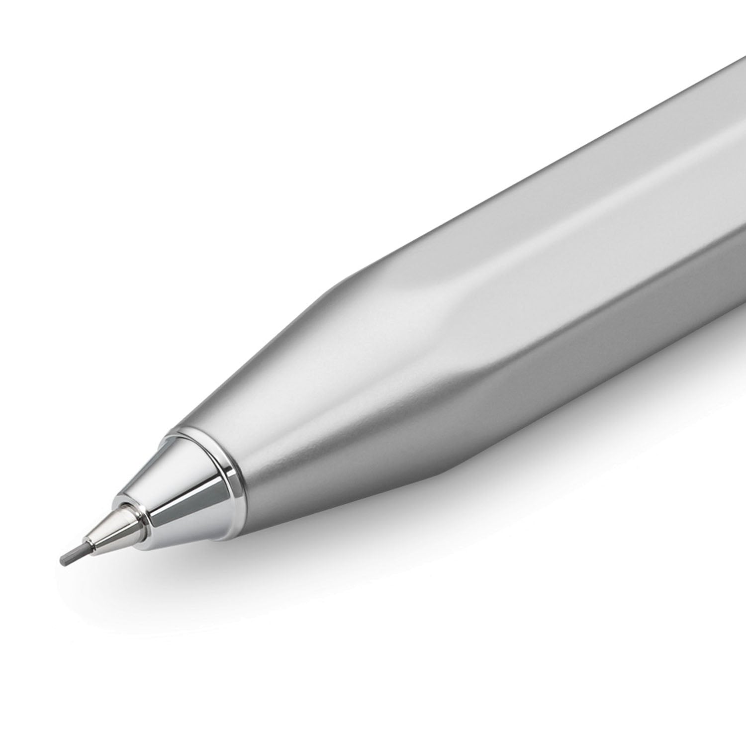 Kaweco Al Sport Silver CT Mechanical Pencil (0.7 MM) 10000101 (Clip Not Included)