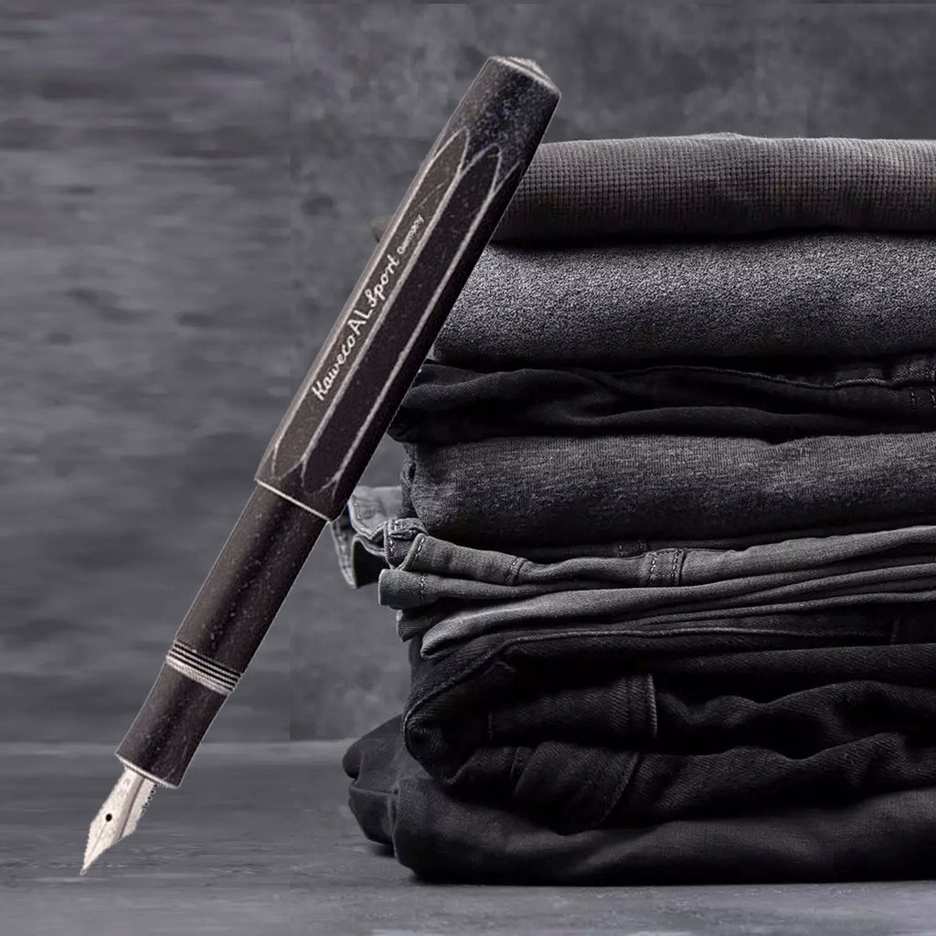 Kaweco Al Sport Stonewashed Black CT Fountain Pen