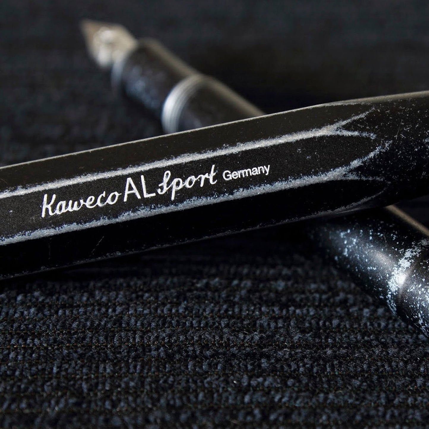 Kaweco Al Sport Stonewashed Black CT Fountain Pen