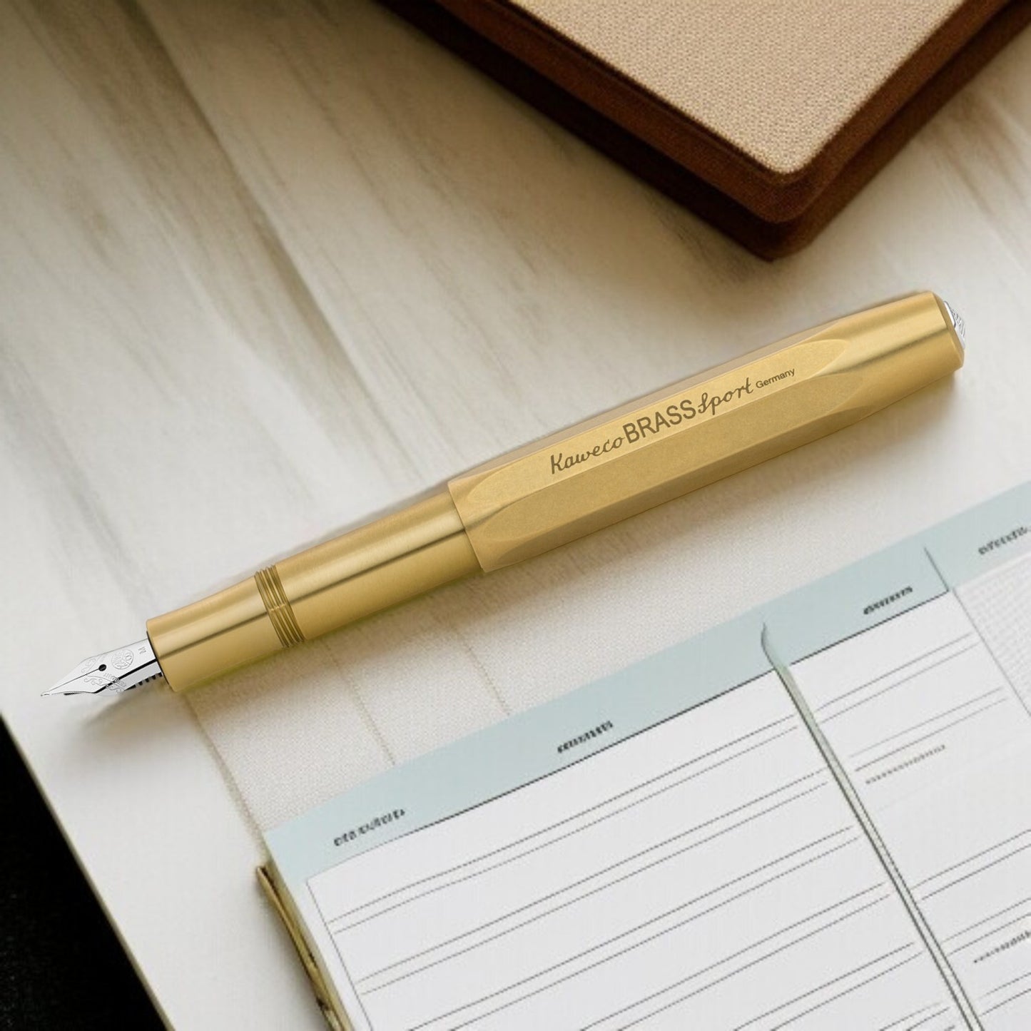 Kaweco Brass Sport CT Fountain Pen (Clip Not Included)