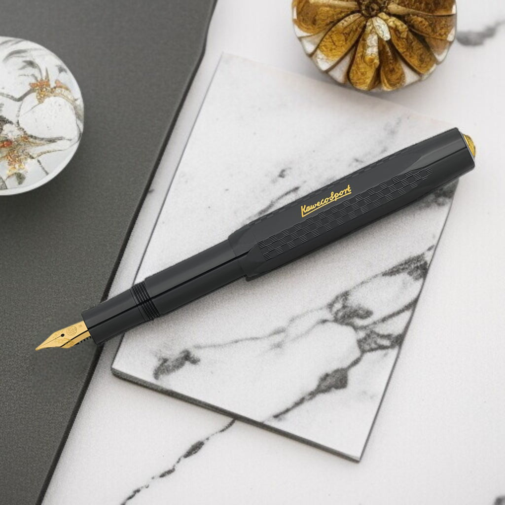 Kaweco Classic Sport Chess Black GT Fountain Pen  (Clip Not Included)