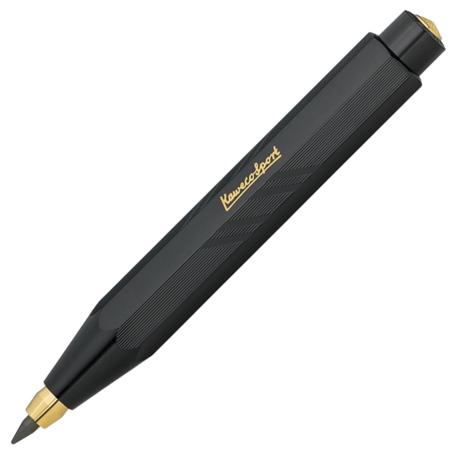 Kaweco Classic Sport Guilloche Black GT Clutch Pencil (3.2 MM) 10000066 (Clip Not Included)