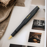 Kaweco Classic Sport Guilloche Black GT Fountain Pen (Clip Not Included)