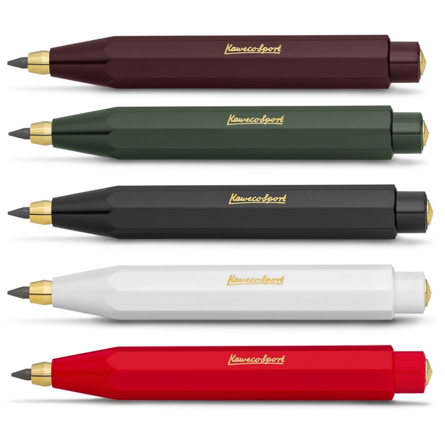 Kaweco Classic Sport Guilloche Black GT Clutch Pencil (3.2 MM) 10000066 (Clip Not Included)