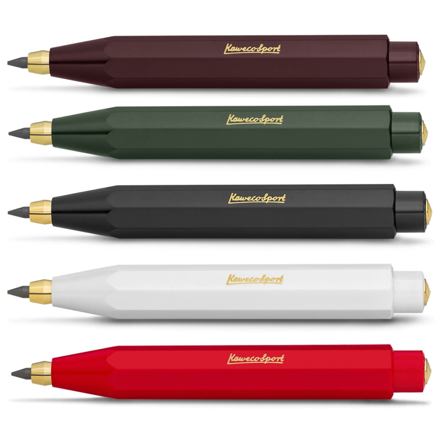 Kaweco Classic Sport Guilloche Black GT Clutch Pencil (3.2 MM) 10000066 (Clip Not Included)