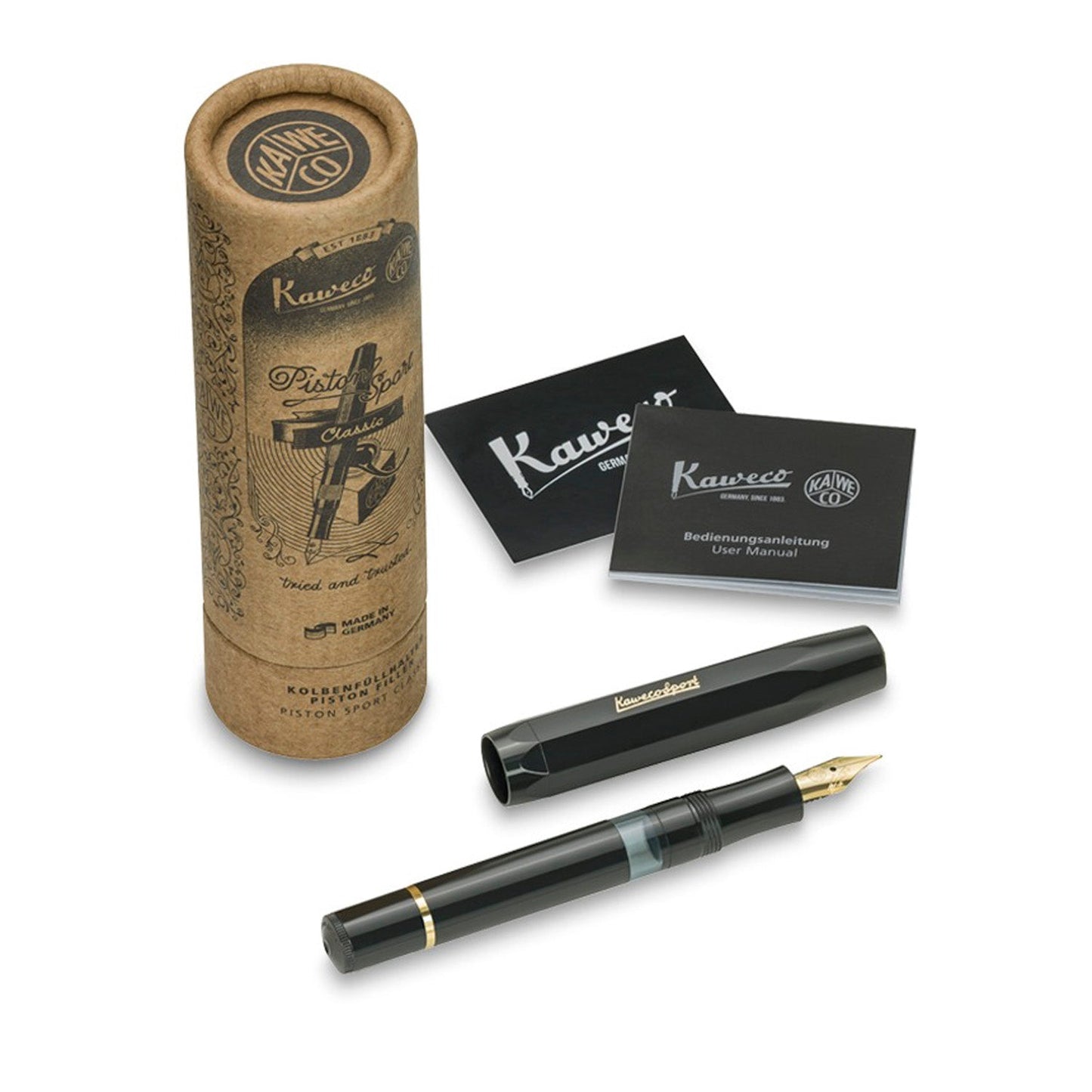 Kaweco Classic Sport Piston Black GT Fountain Pen