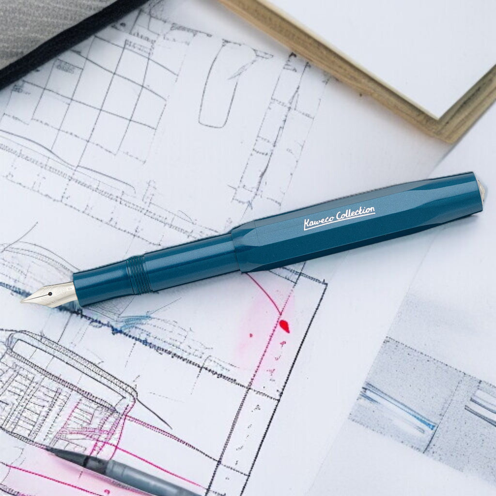 Kaweco Classic Sport Toyama Teal CT Fountain Pen (Clip Not Included)