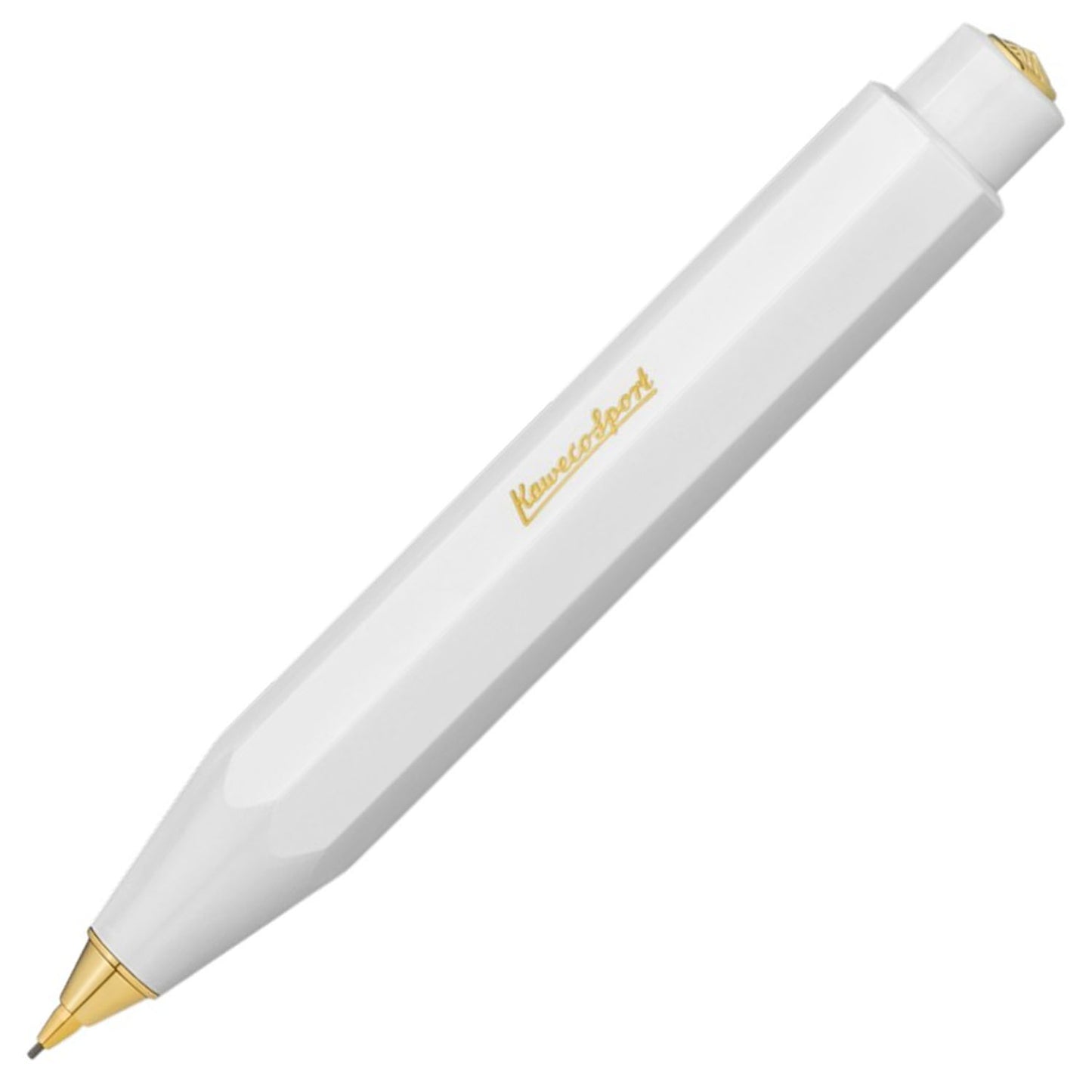 Kaweco Classic Sport White GT Mechanical Pencil (0.7 MM) 10000052 (Clip Not Included)
