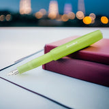 Kaweco Frosted Sport Lime CT Fountain Pen (Clip Not Included)