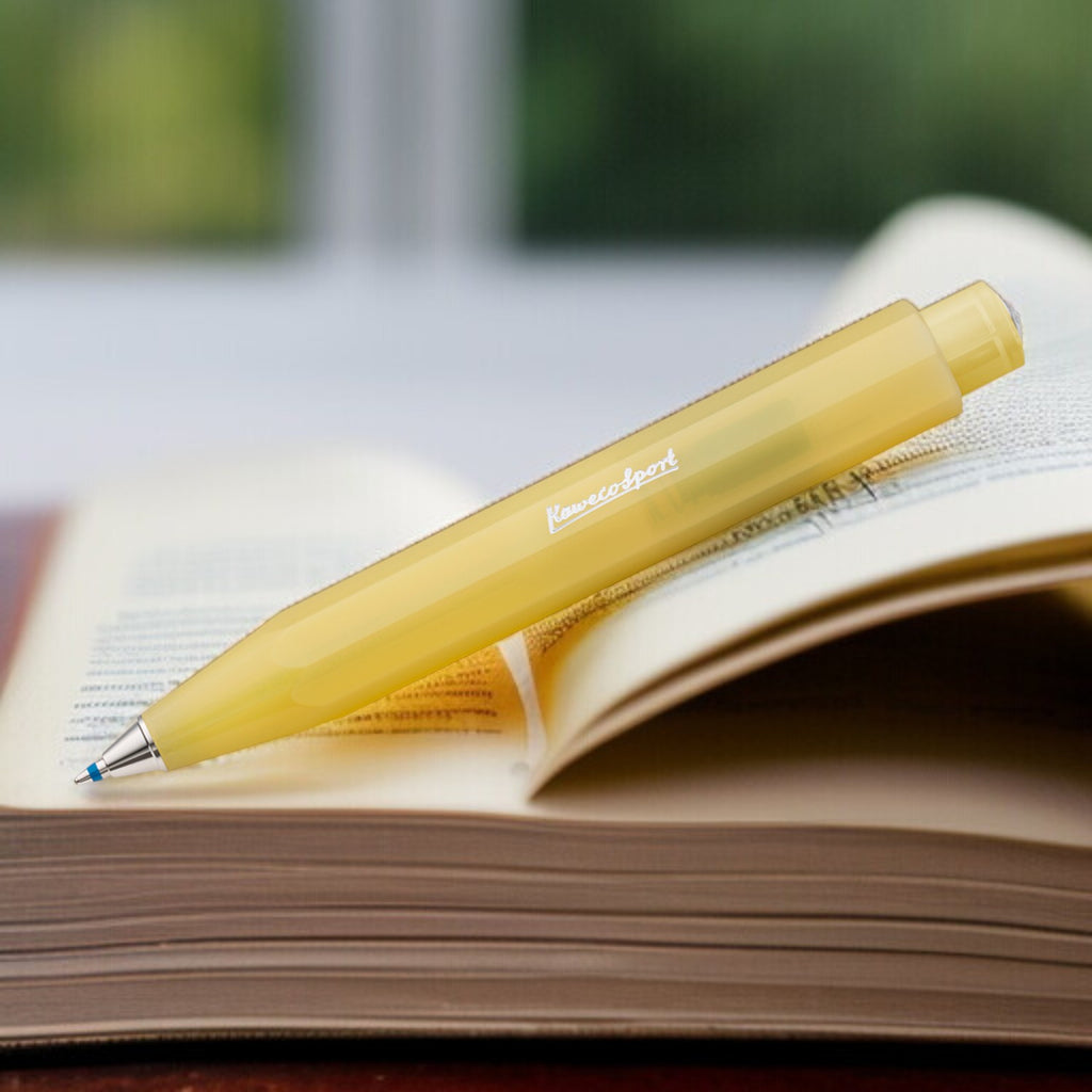 Kaweco Frosted Sport Sweet Banana CT Ballpoint Pen 10001836 (Clip Not Included)
