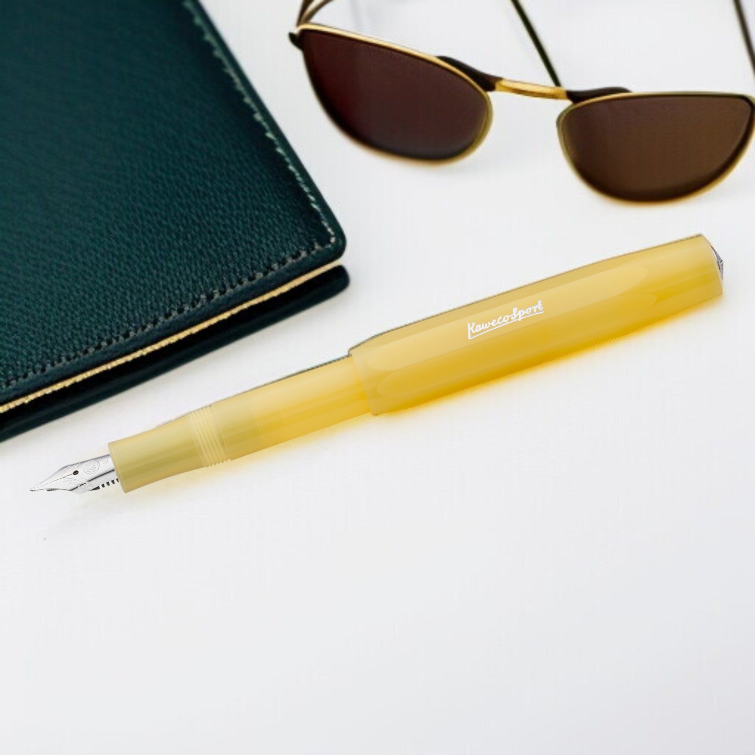 Kaweco Frosted Sport Sweet Banana CT Fountain Pen (Clip Not Included)