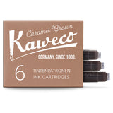 Kaweco Ink Cartridge (Caramel Brown - Pack of 6) 10000259