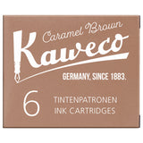 Kaweco Ink Cartridge (Caramel Brown - Pack of 6) 10000259