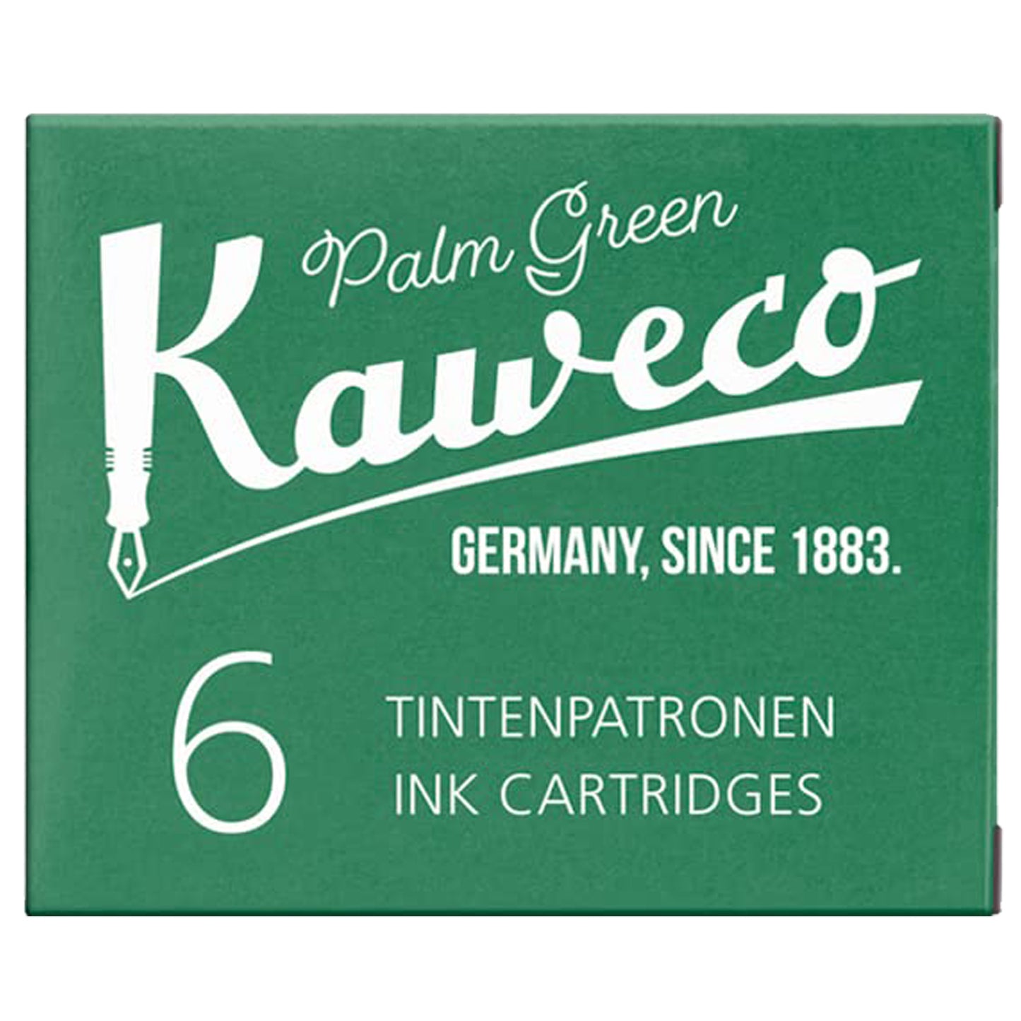 Kaweco Ink Cartridge (Palm Green - Pack of 6) 10000009