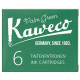 Kaweco Ink Cartridge (Palm Green - Pack of 6) 10000009