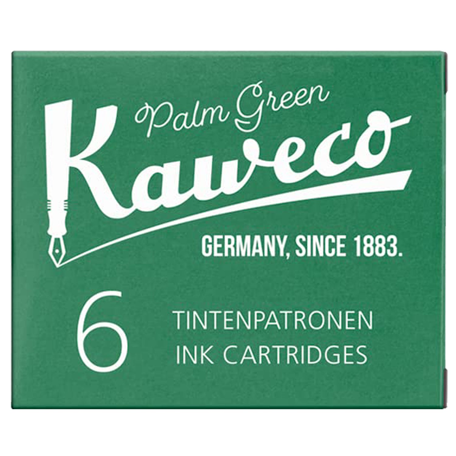 Kaweco Ink Cartridge (Palm Green - Pack of 6) 10000009