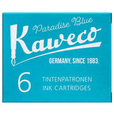 Kaweco Ink Cartridge (Paradise Blue - Pack of 6) 10000260