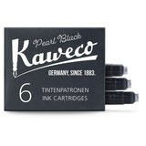 Kaweco Ink Cartridge (Pearl Black - Pack of 6) 10000257