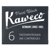 Kaweco Ink Cartridge (Pearl Black - Pack of 6) 10000257
