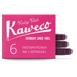 Kaweco Ink Cartridge (Ruby Red - Pack of 6) 10000008