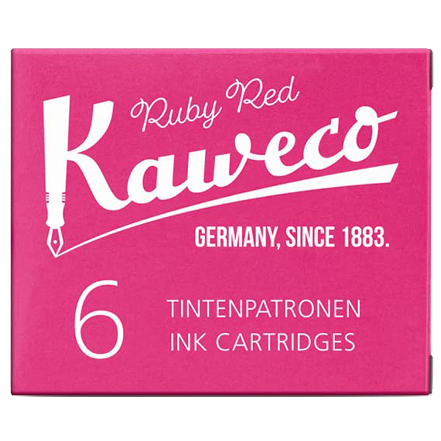 Kaweco Ink Cartridge (Ruby Red - Pack of 6) 10000008
