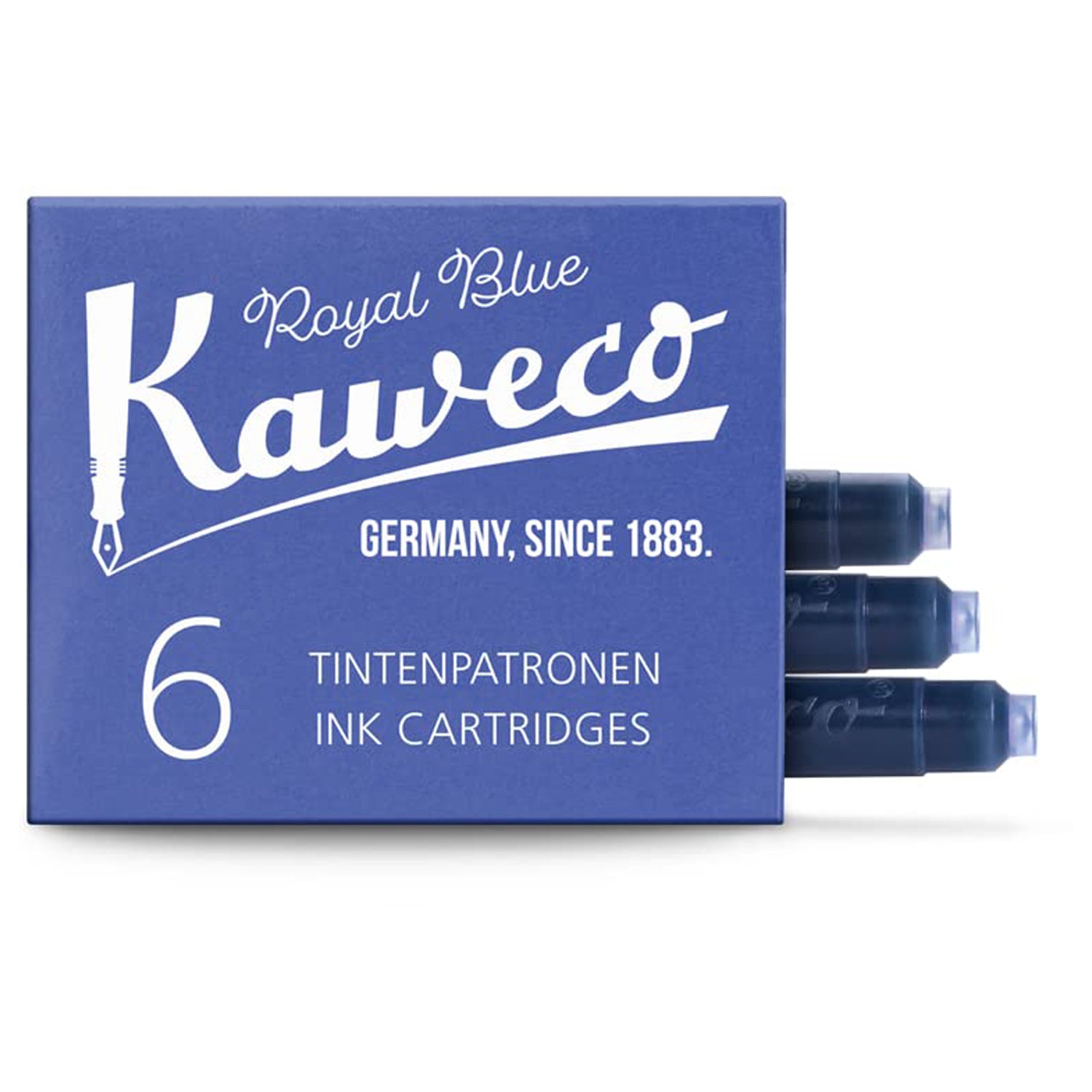 Kaweco Ink Cartridge (Royal Blue - Pack of 6) 10000256