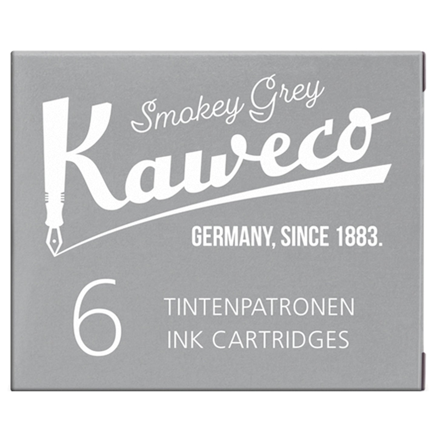 Kaweco Ink Cartridge (Smoky Grey - Pack of 6) 10000997
