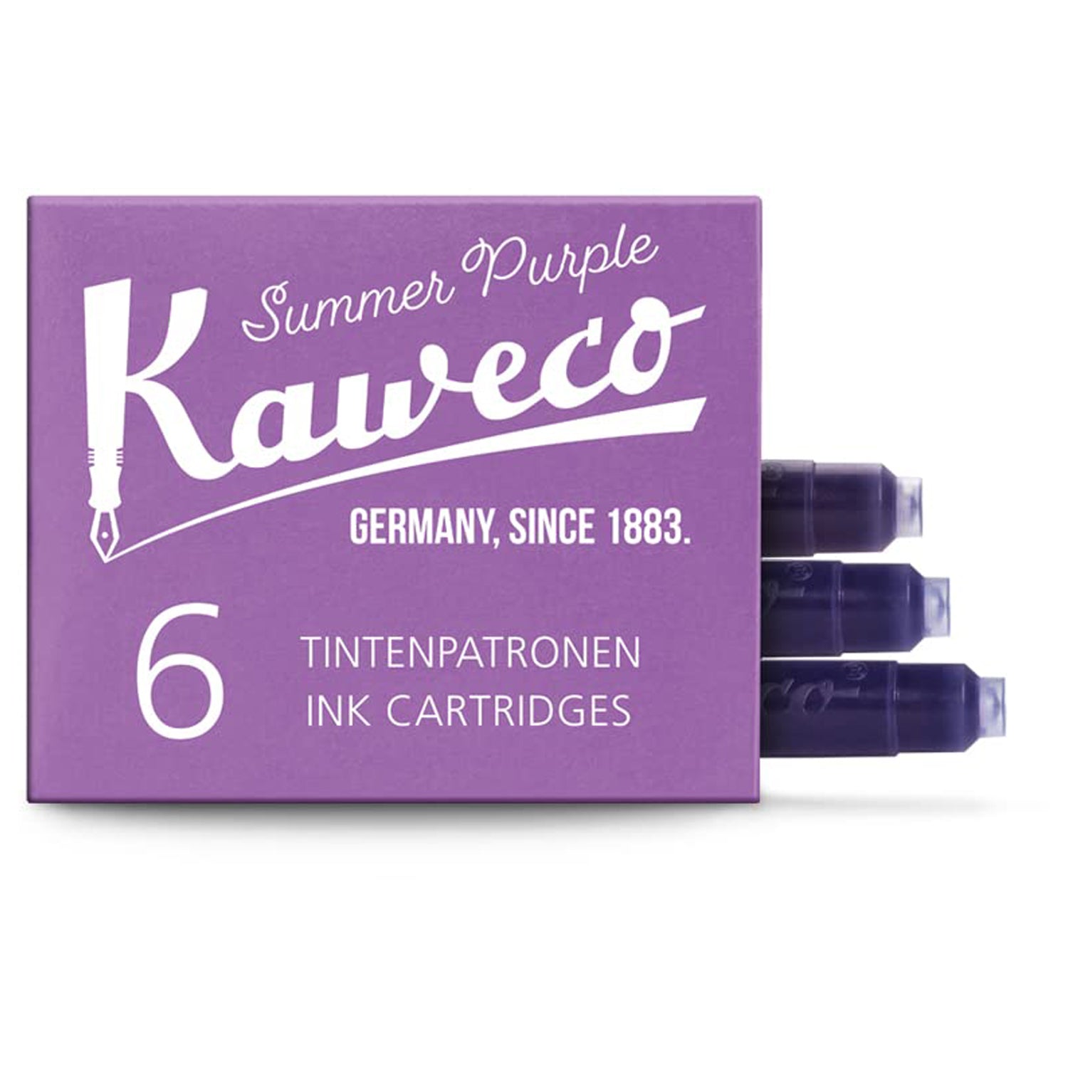 Kaweco Ink Cartridge (Summer Purple - Pack of 6) 10000010