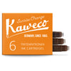 Kaweco Ink Cartridge (Sunrise Orange - Pack of 6) 10000998