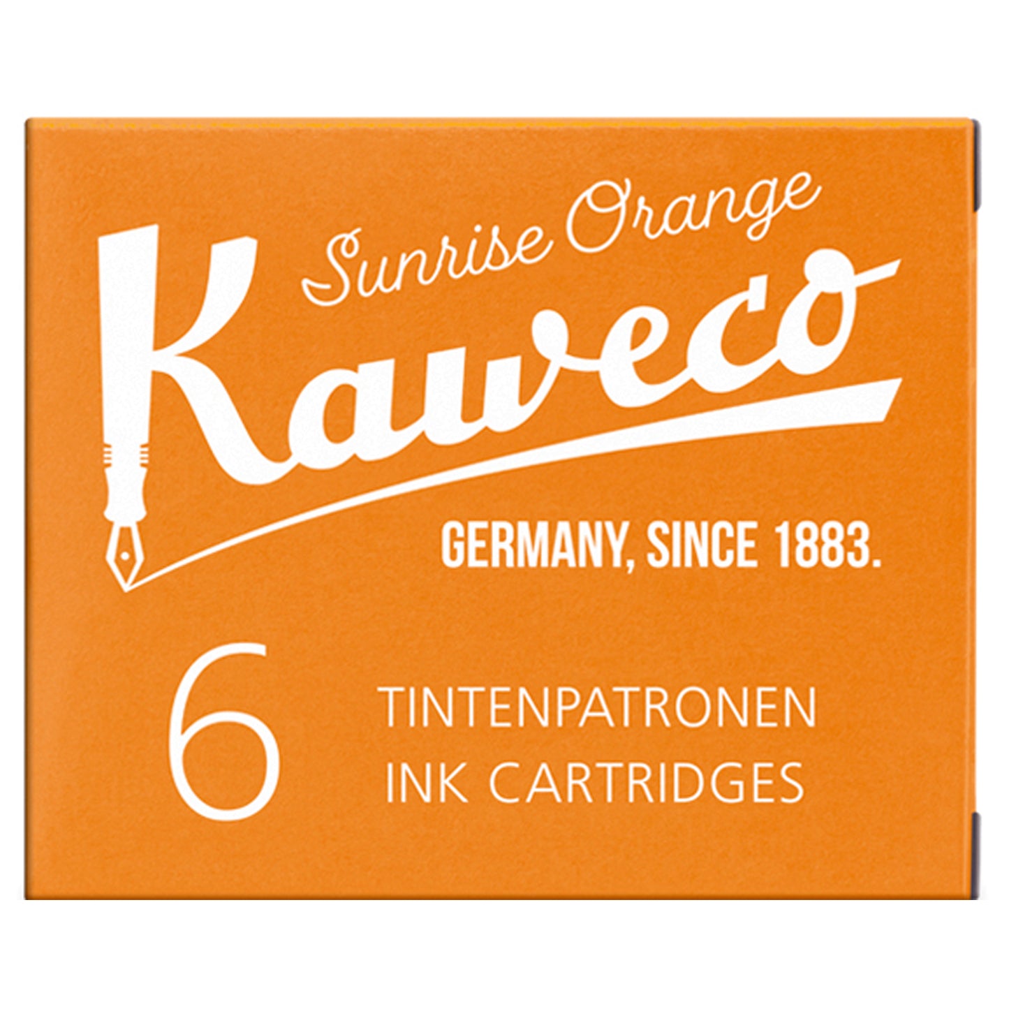 Kaweco Ink Cartridge (Sunrise Orange - Pack of 6) 10000998