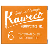 Kaweco Ink Cartridge (Sunrise Orange - Pack of 6) 10000998
