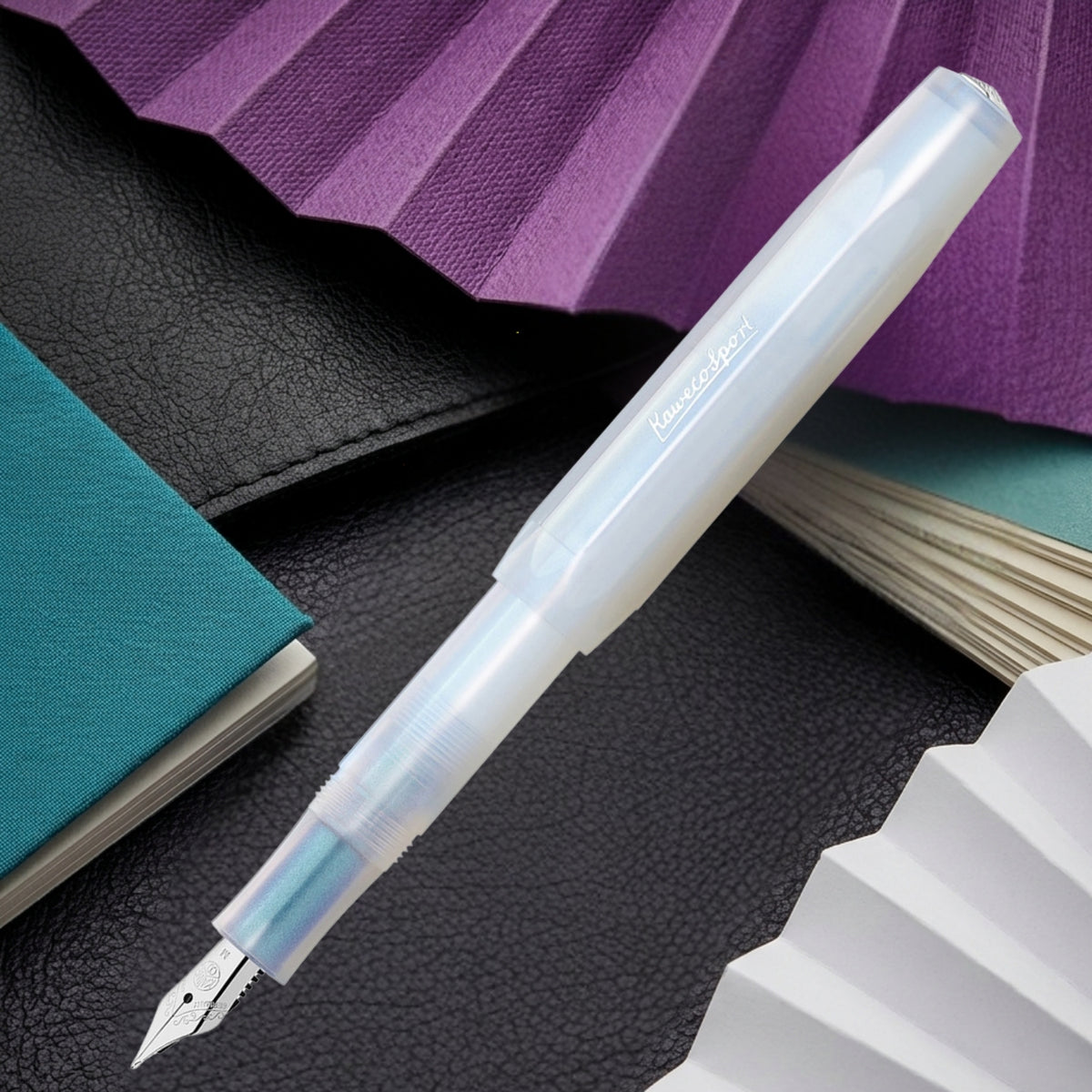 Kaweco Lunar Sport Light Blue CT Fountain Pen (Clip Not Included)