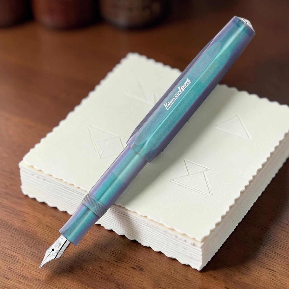 Kaweco Lunar Sport Shadow Blue CT Fountain Pen (Clip Not Included)