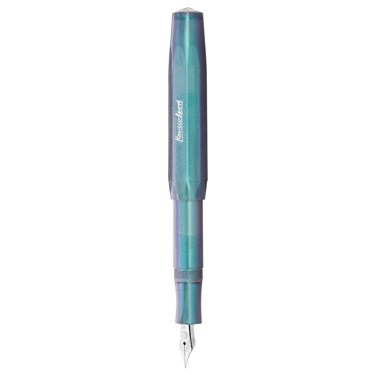 Kaweco Lunar Sport Shadow Blue CT Fountain Pen (Clip Not Included)