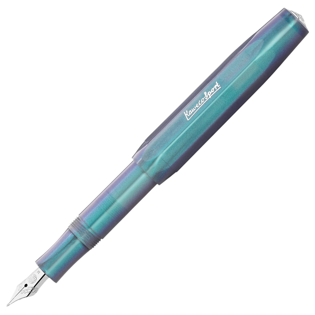 Kaweco Lunar Sport Shadow Blue CT Fountain Pen (Clip Not Included)