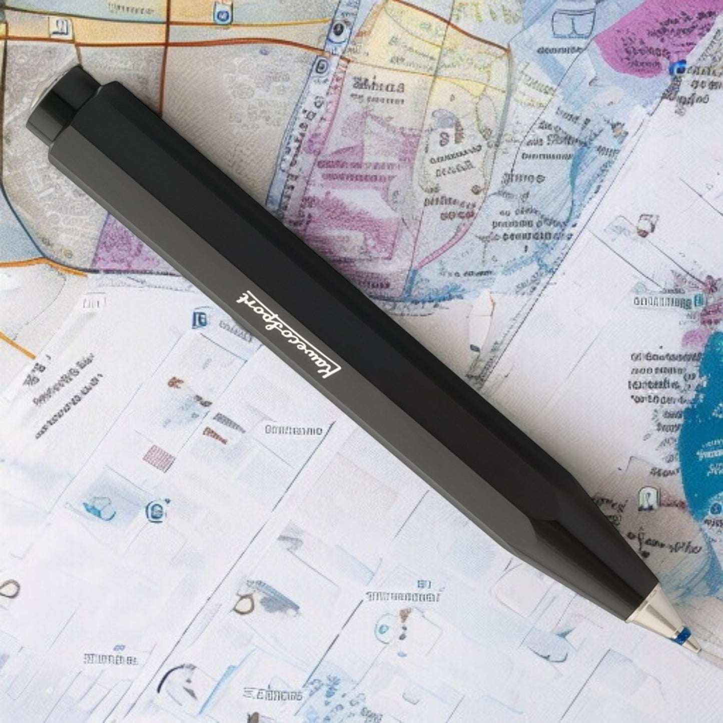 Kaweco Skyline Sport Black CT Ballpoint Pen 10000763 (Clip Not Included)