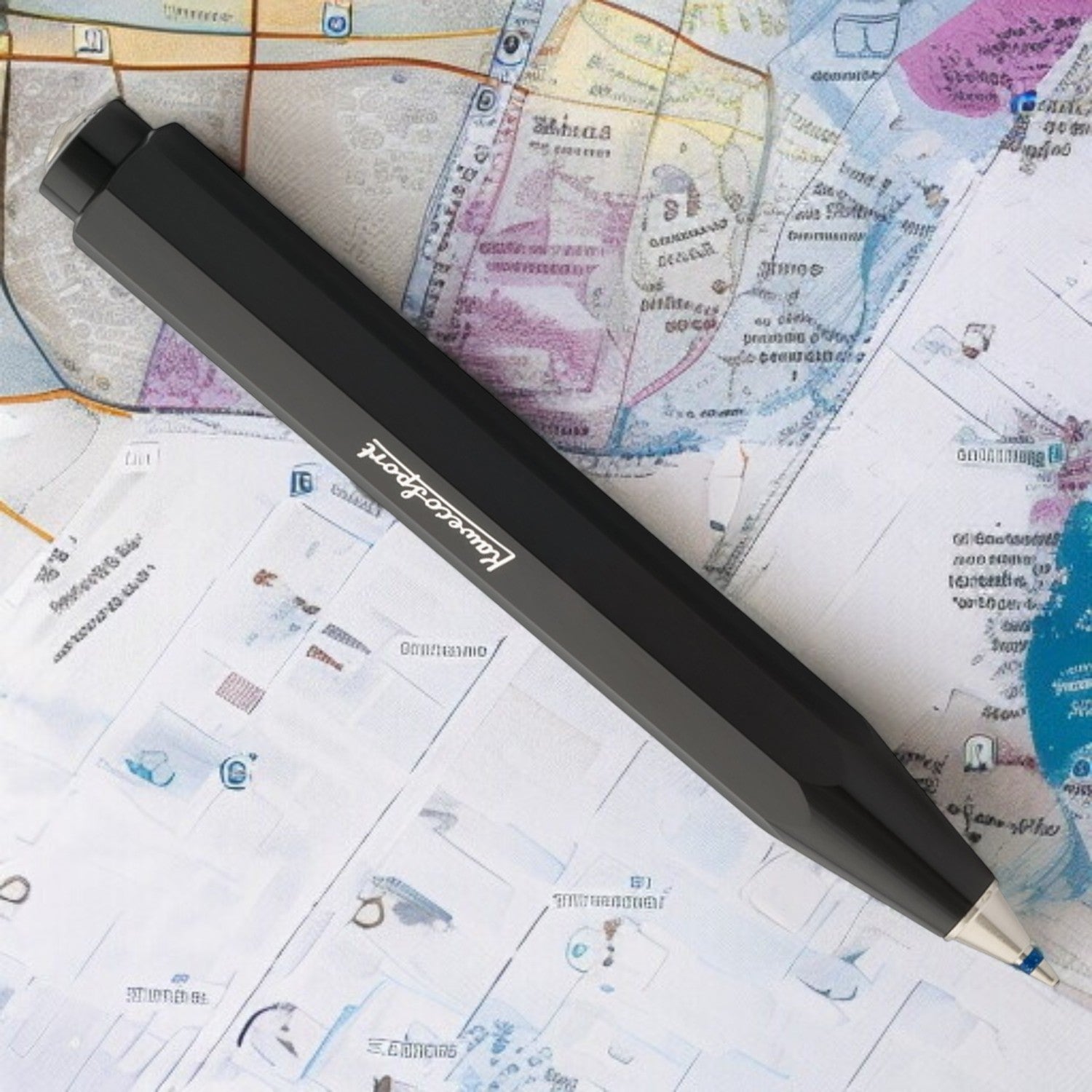 Kaweco Skyline Sport Black CT Ballpoint Pen 10000763 (Clip Not Included)