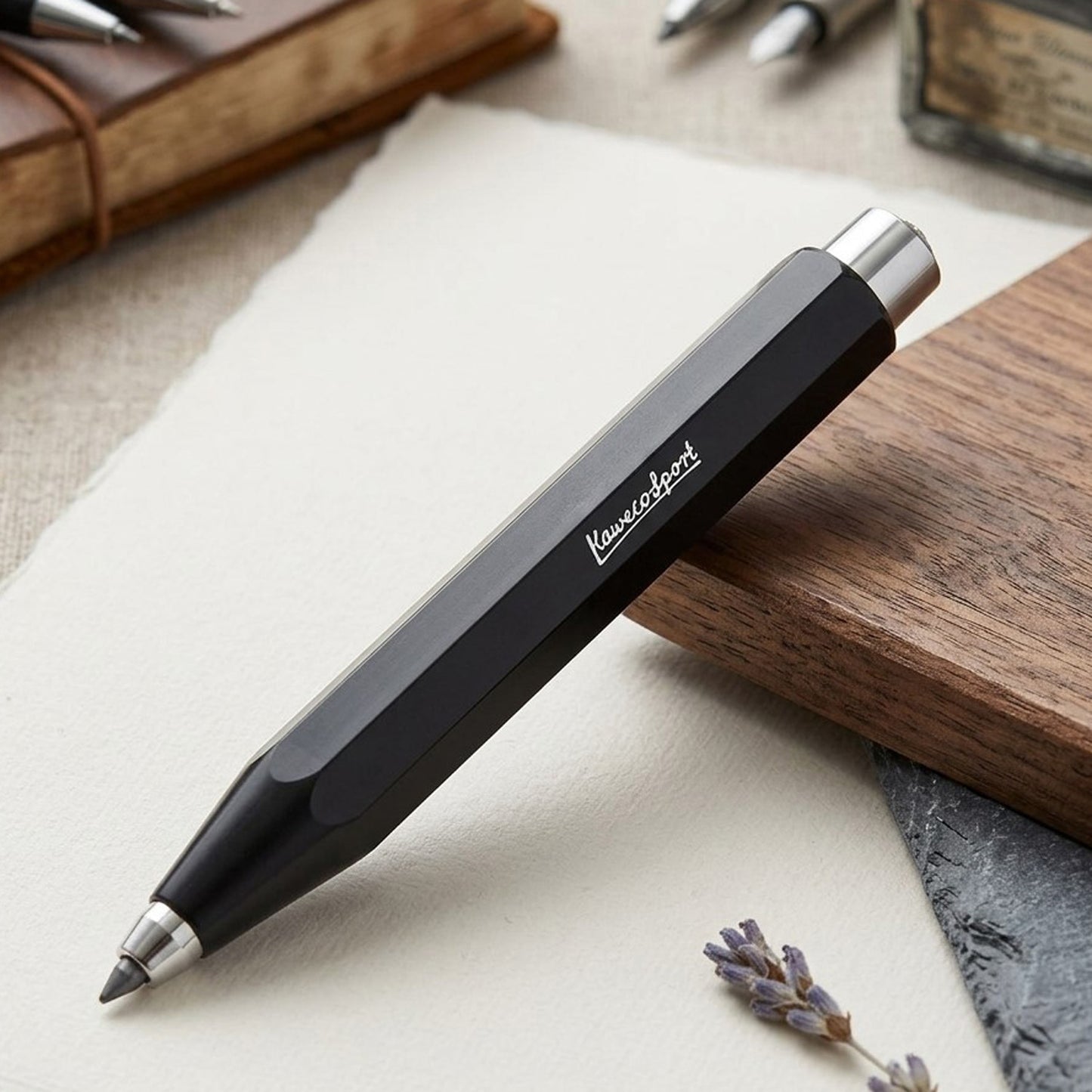 Kaweco Skyline Sport Black CT Clutch Pencil (3.2 MM) 10000780 (Clip Not Included)