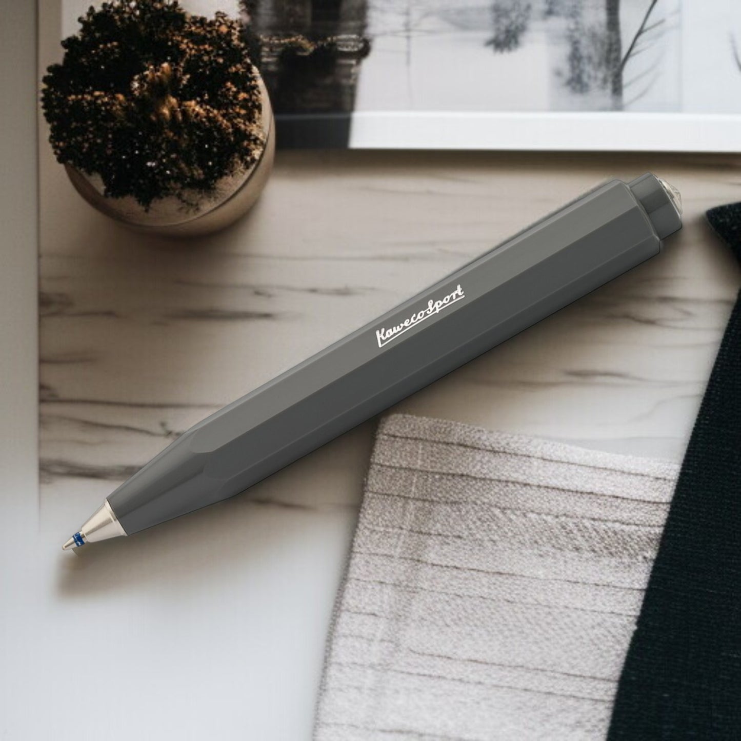 Kaweco Skyline Sport Grey CT Ballpoint Pen 10000762 (Clip Not Included)