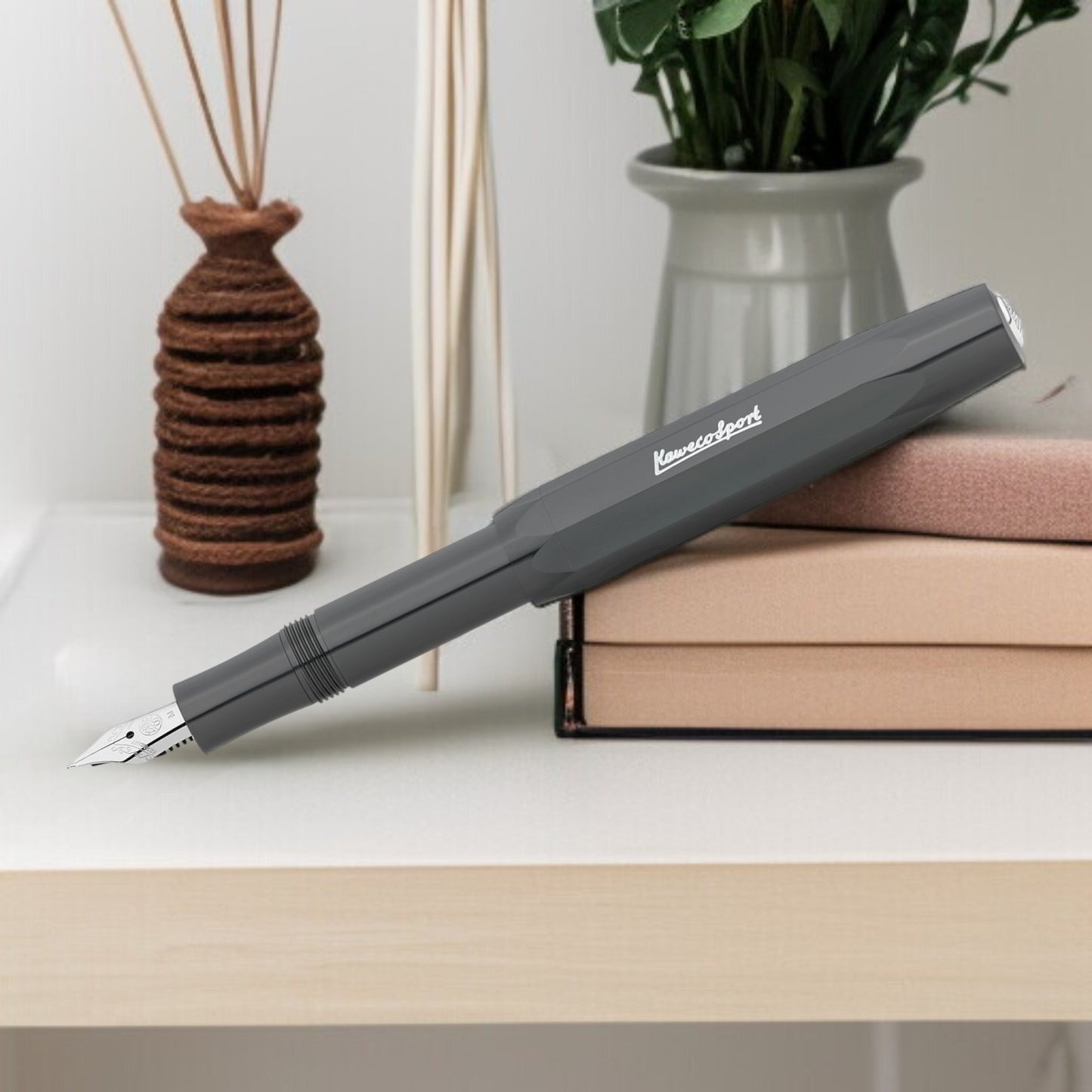 Kaweco Skyline Sport Grey CT Fountain Pen (Clip Not Included)