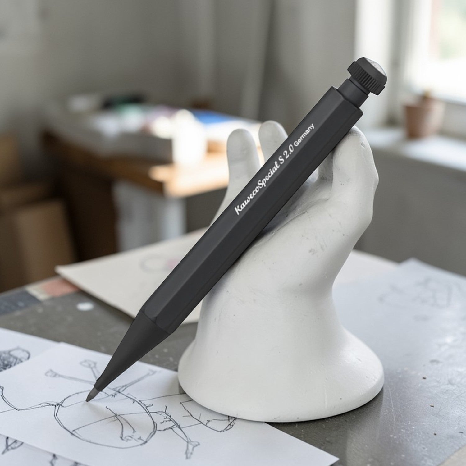 Kaweco Special S Black CT Mechanical Pencil (2.0 MM) 10000536 (Clip Not Included)