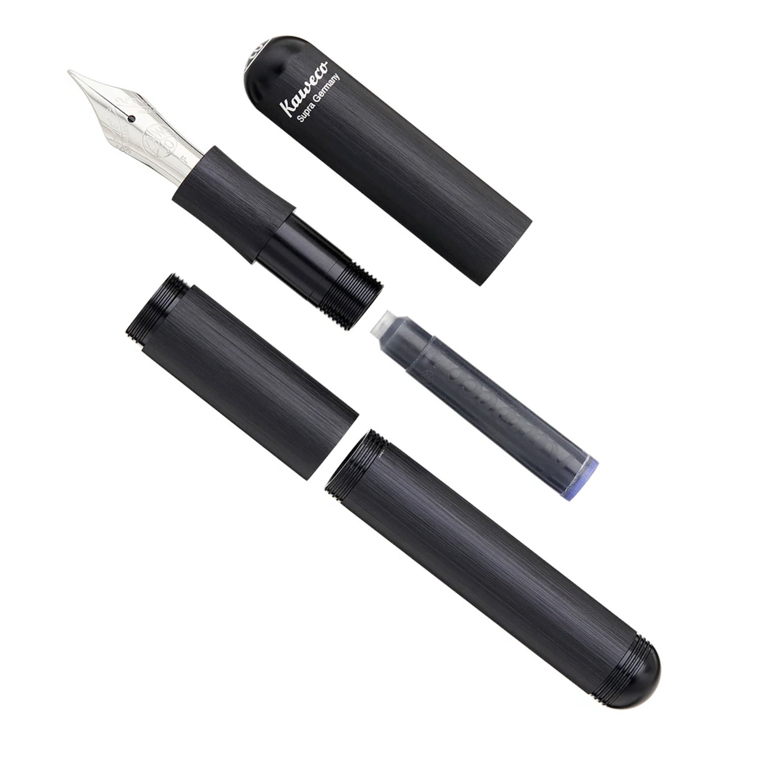 Kaweco Supra Black CT Fountain Pen (Clip Not Included)
