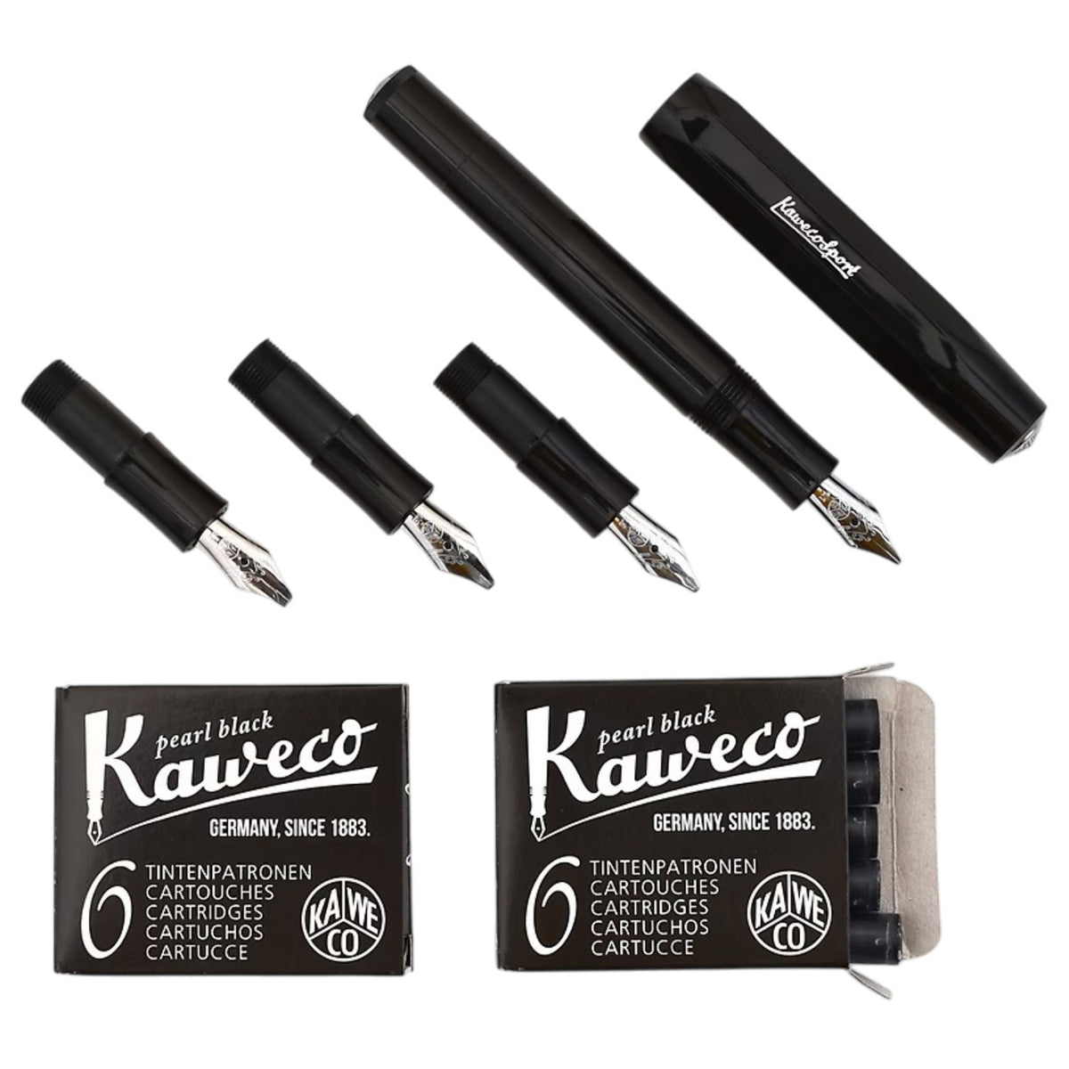 Kaweco Sport Black CT Calligraphy Pen Set 10000229 (Clip Not Included)