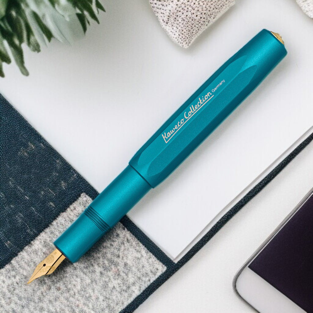 Kaweco Sport Collection Iguana Blue GT Fountain Pen (Clip Not Included) (Limited Edition)