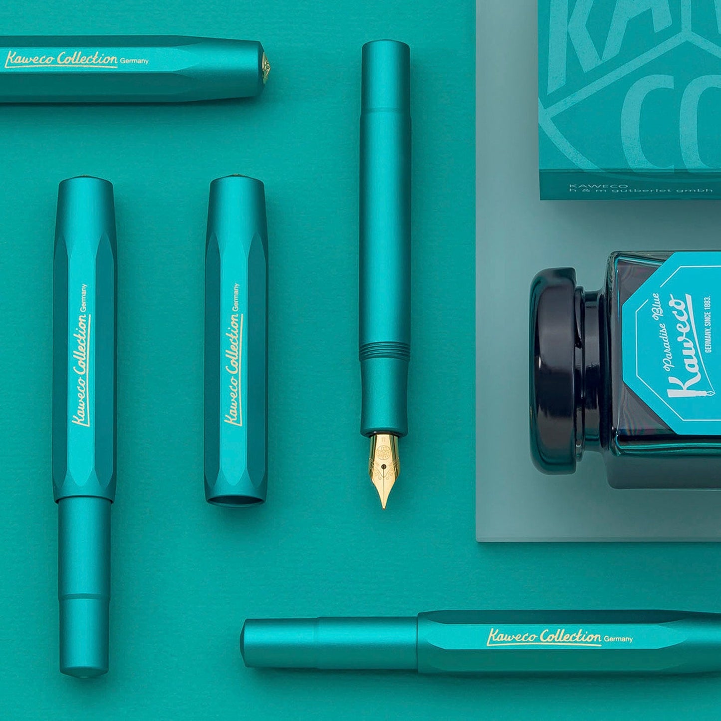 Kaweco Sport Collection Iguana Blue GT Fountain Pen (Limited Edition)
