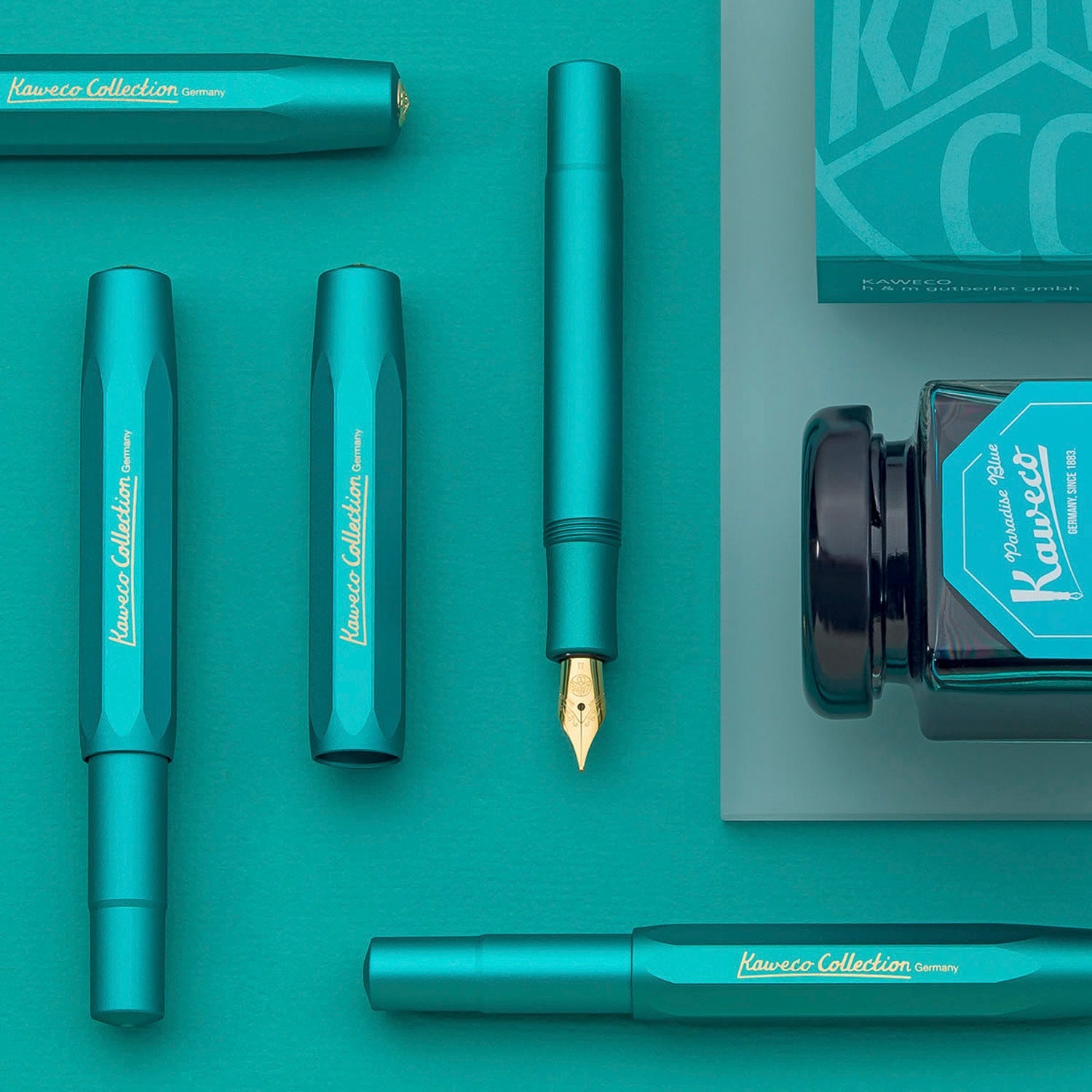 Kaweco Sport Collection Iguana Blue GT Fountain Pen (Limited Edition)